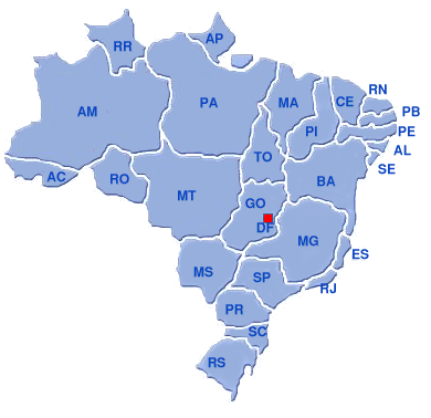 Mapa do Distrito Federal